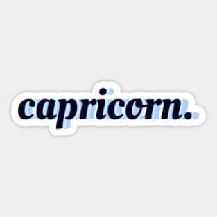 Retro capricorn Sticker